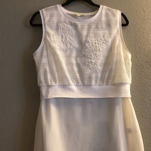 (Gianni Bini) Embroidered Faux Vest Tank